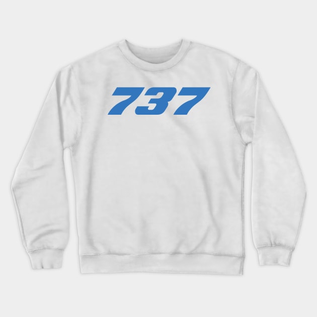 Boeing 737 Aircraft Crewneck Sweatshirt by Fly Buy Wear